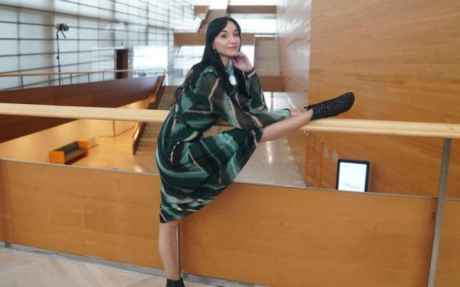 Lucía Lacarra presentando ‘Lost Letters’.