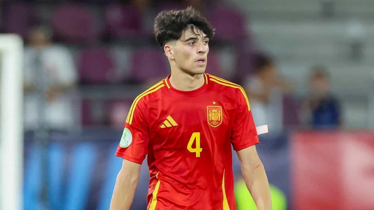 Jon Martín en un partido con España. RFEF