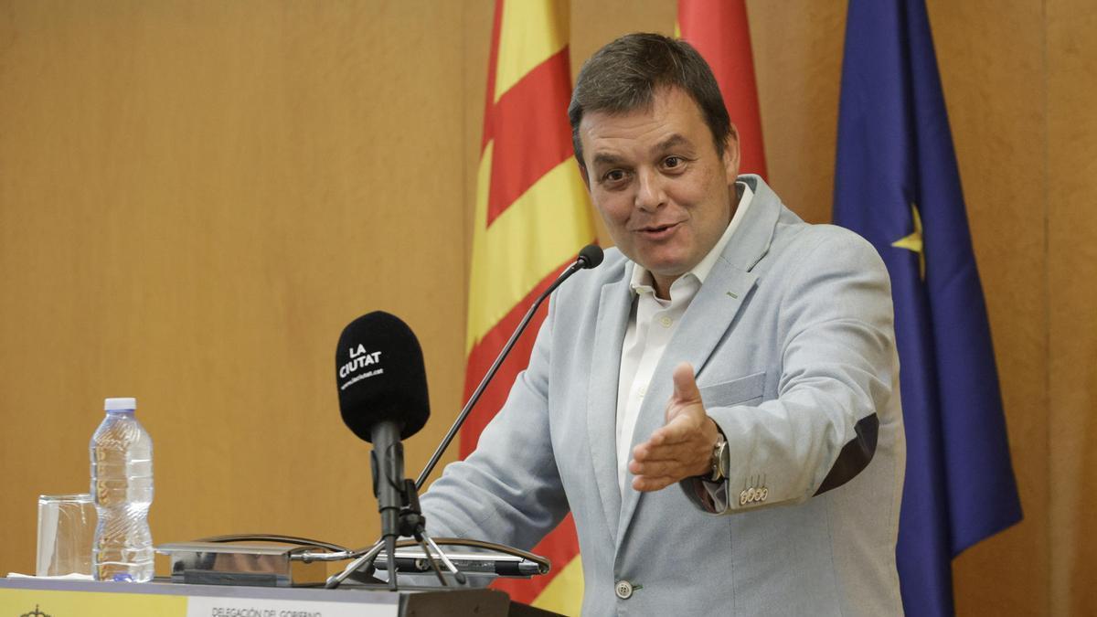 El presidente del Consejo Superior de Deportes (CSD), Víctor Francos, atiende a los medios.