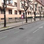 Tramo de la calle donde se ejecutarán las obras de peatonalización durante aproximadamente un mes.