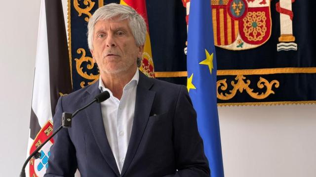 El ministro del Interior, Fernando Grande-Marlaska, comparece en Ceuta.