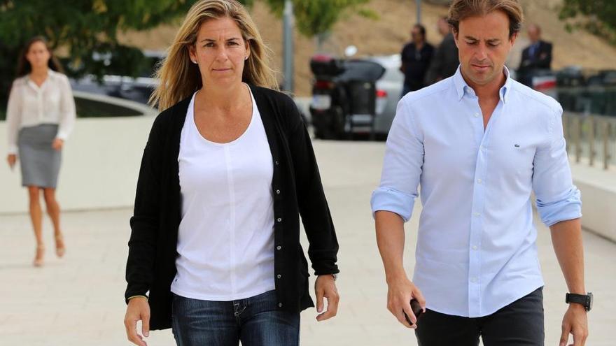 Arantxa Sánchez Vicario y su exmarido, Josep Santacana