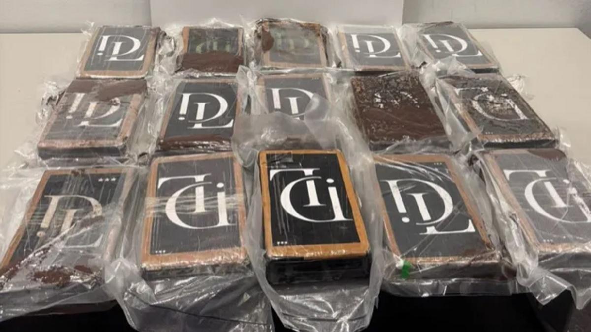 La droga incautada.