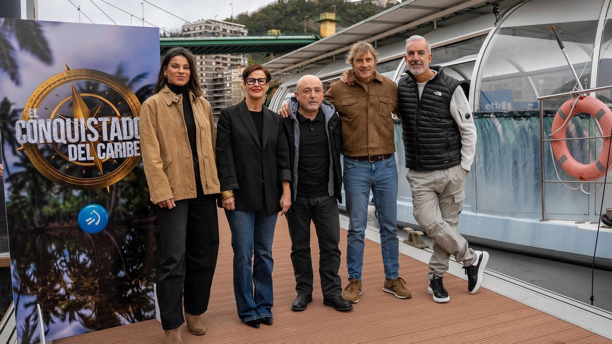 Parte del equipo de 'El Conquistador del Caribe'.