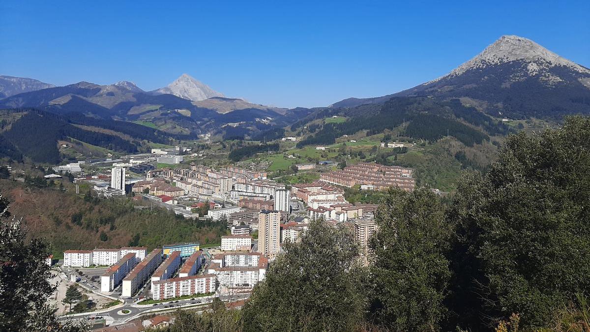 Una vista general de Arrasate.