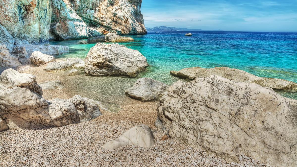 Playa Cala Mariolu, en Italia.