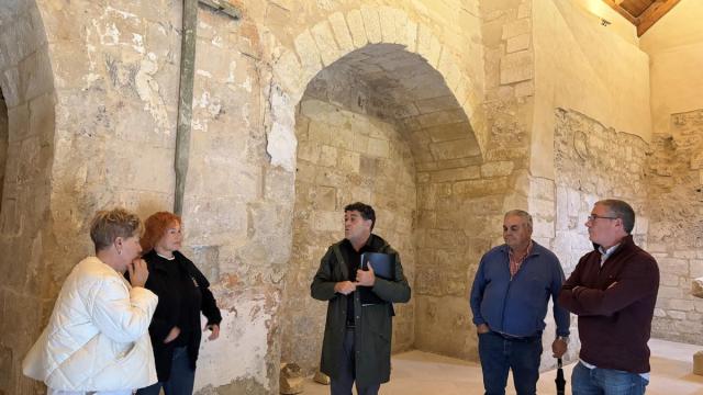 Visita institucional a la iglesia de San Román de Tobillas