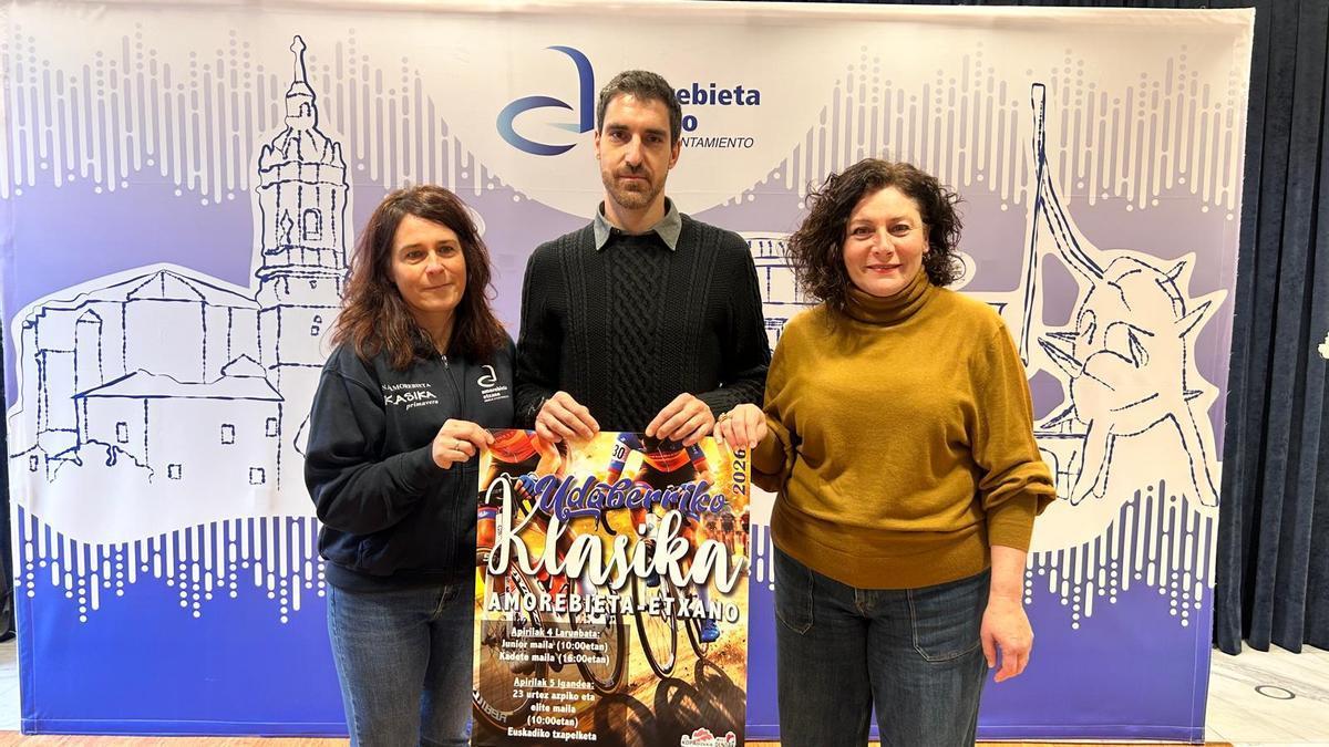 Presentación de la Klasika Primavera en Amorebieta-Etxano.