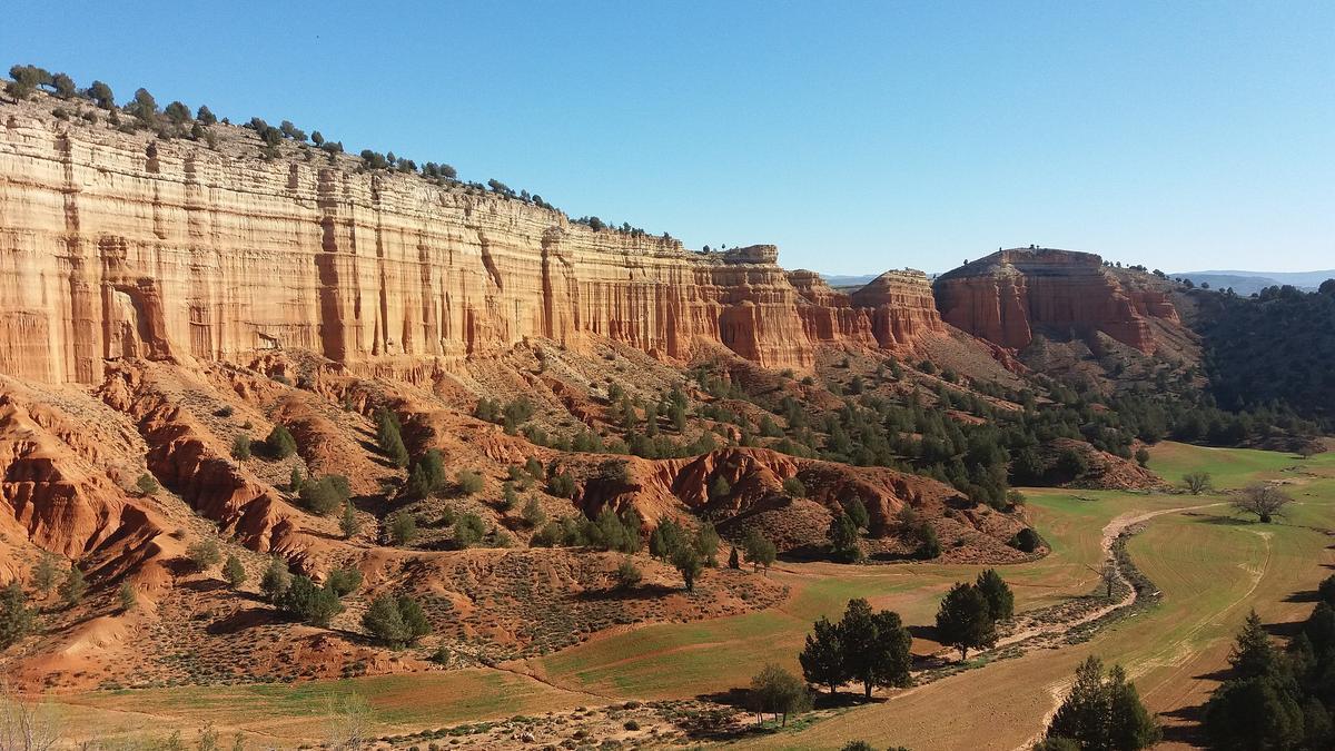 La erosión por agua y viento ha dejado paisajes espectaculares como este.