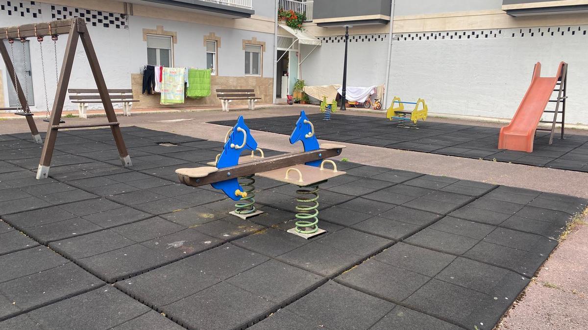 Estado actual del parque de Jadarre en Zumaia.