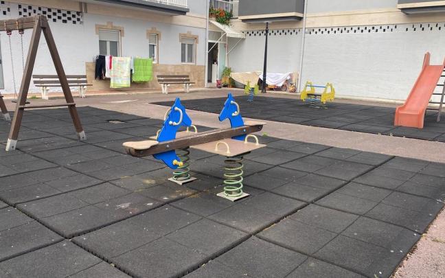 Estado actual del parque de Jadarre en Zumaia.