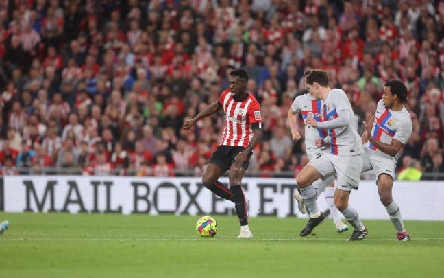 Imagen del último Athletic-Barcelona celebrado en San Mamés. Imagen del último Athletic-Barcelona celebrado en San Mamés.