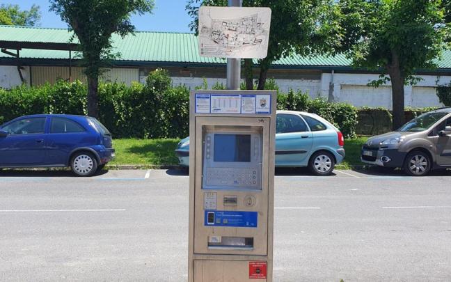 Una de las máquinas de la OTA que hay en Zarautz. / Zarauzko Udala Una de las máquinas de la OTA que hay en Zarautz.