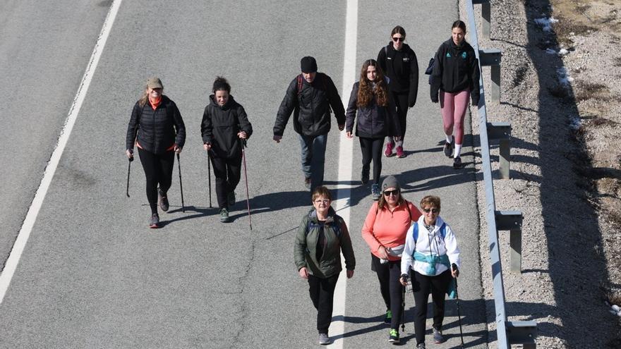 Así se ve la Javierada desde un dron (II)