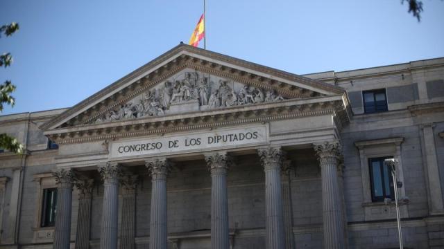 Fachada del Congreso de los Diputados.
