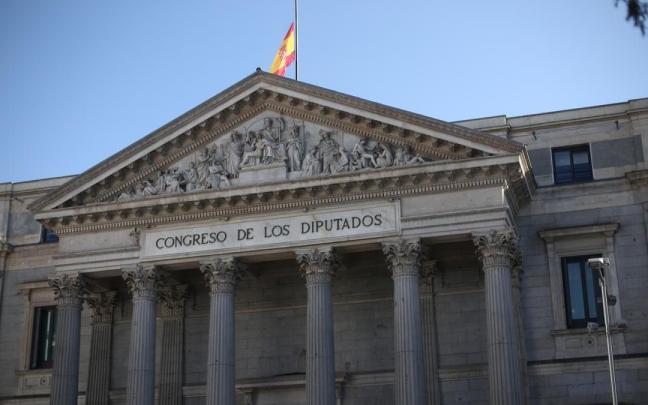 Fachada del Congreso de los Diputados.
