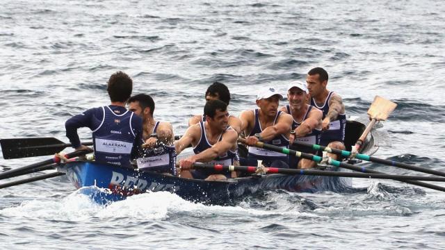 Bermeo, campeón de Bizkaia de Trainerillas en Ondarroa | Foto: DEIA