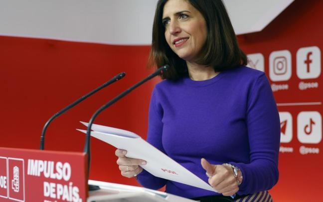 La portavoz del PSOE, Esther Peña.