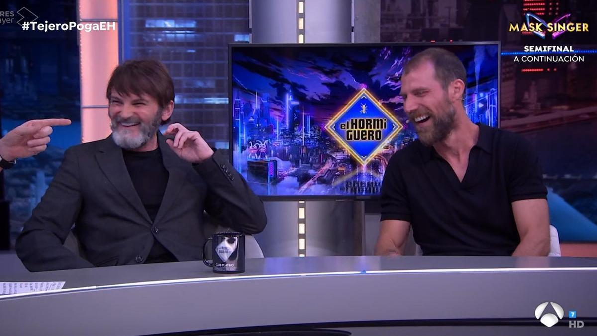 Los actores Fernando Tejero y José Manuel Poga en 'El Hormiguero'.
