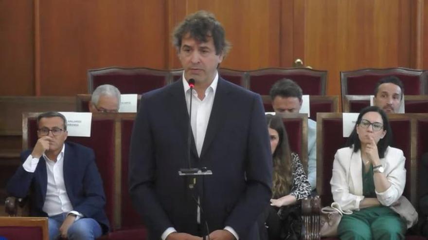 David Sánchez, durante su declaración en la Audiencia de Badajoz.