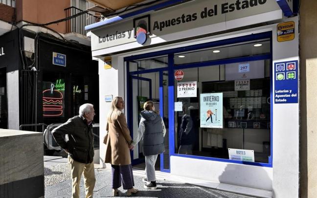 Imagen de archivo de una administración de loterías.