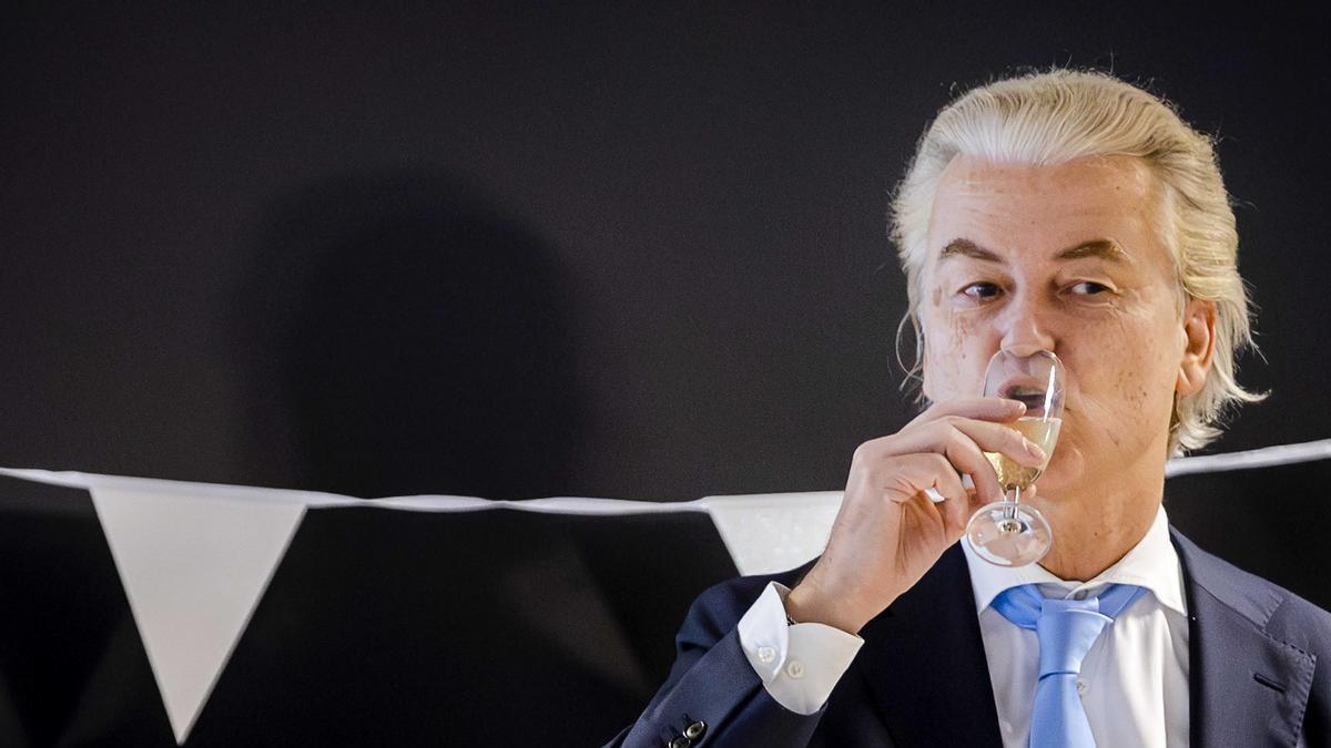 El político neerlandés Geert Wilders, ganador de las elecciones en Países Bajos.