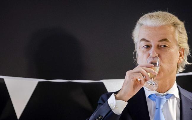 El político neerlandés Geert Wilders, ganador de las elecciones en Países Bajos.