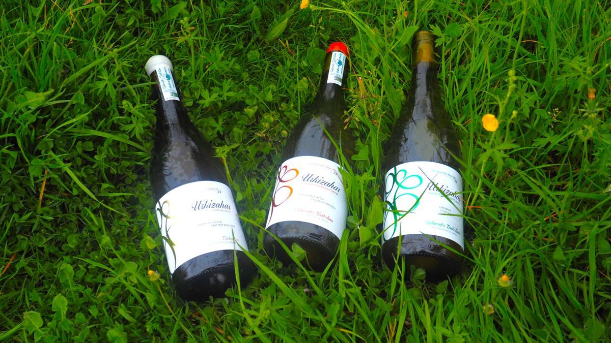 La oferta de Urkizahar incluye, además del txakoli tradicional, txakolis envejecidos en barrica de madera y ánfora de barro