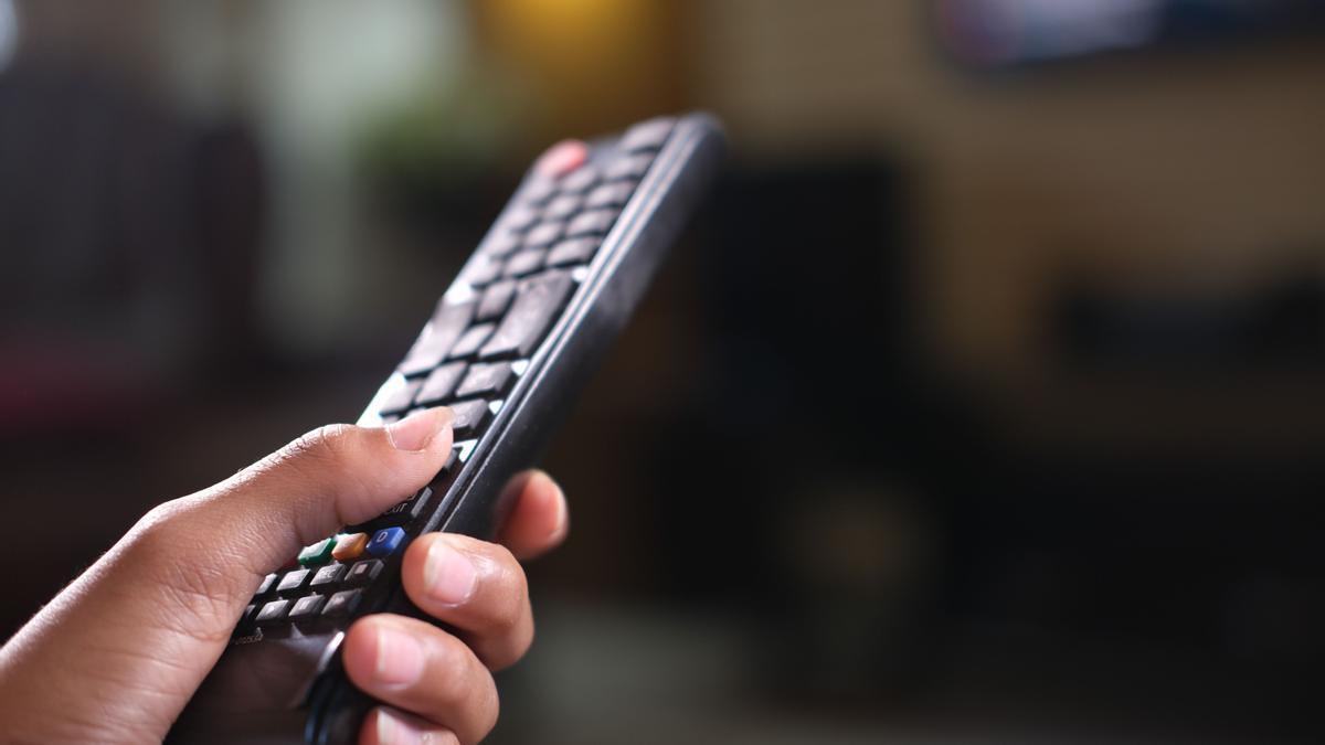 Mando de televisión.