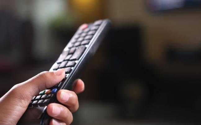 Mando de televisión.