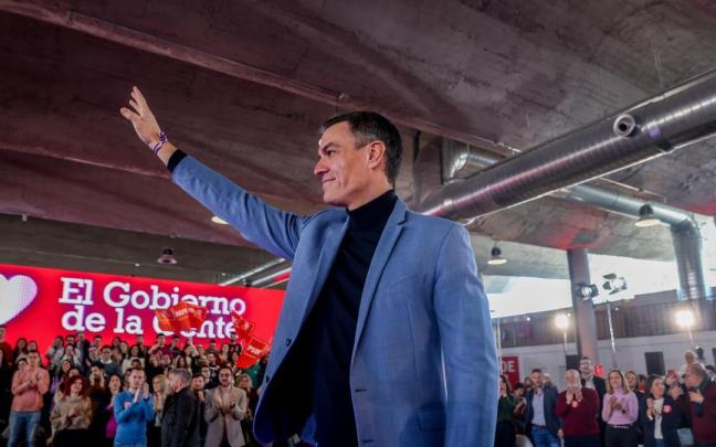 Pedro Sánchez, en el acto en el que ha participado este sábado.