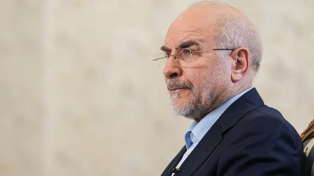 El presidente del Parlamento iraní y principal negociador con EEUU, Mohamad Baqer Qalibaf