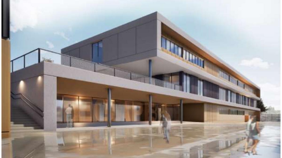 Recreación del edificio de la ESO