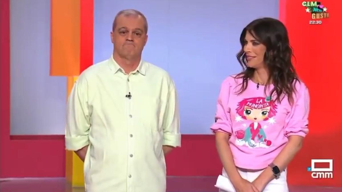 Ramón García y Gloria Santoro, en el programa 'En compañía'.