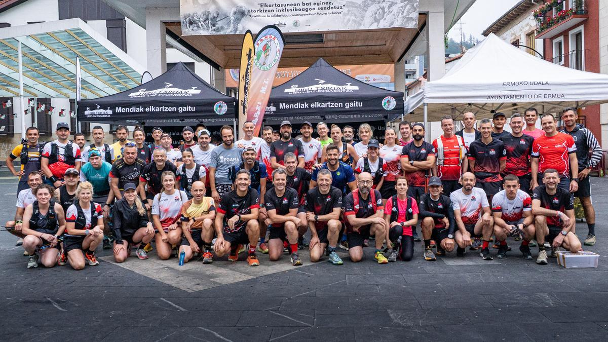 En imágenes. Reto solidario: Monte Urko, emotivo e inclusivo III Memorial Javi Alberdi