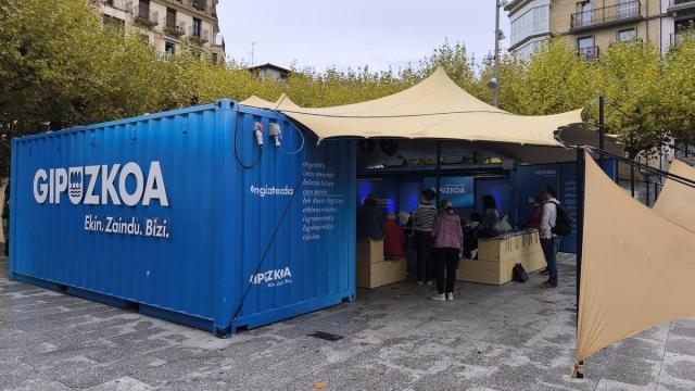 Espacio de Ongizatearen plaza en Irun