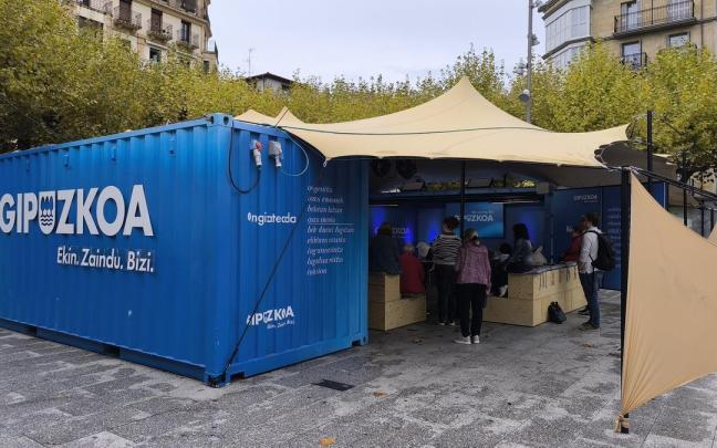 Espacio de Ongizatearen plaza en Irun