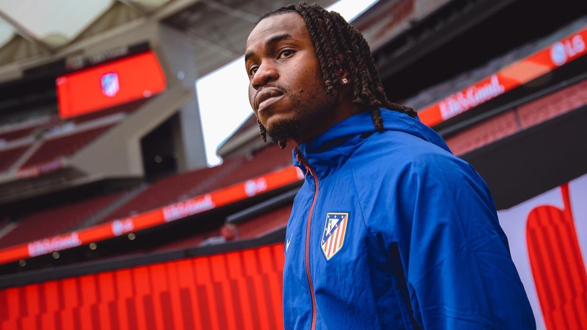 El extremo nigeriano Ademola Lookman, el fichaje más caro de LaLiga en el mercado de invierno, acometido por 35 millones por el Atlético de Madrid.