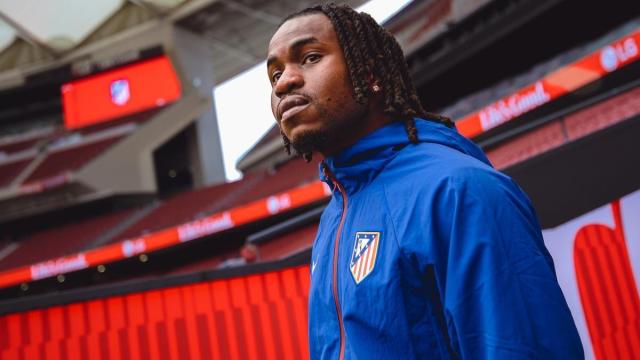 El extremo nigeriano Ademola Lookman, el fichaje más caro de LaLiga en el mercado de invierno, acometido por 35 millones por el Atlético de Madrid.