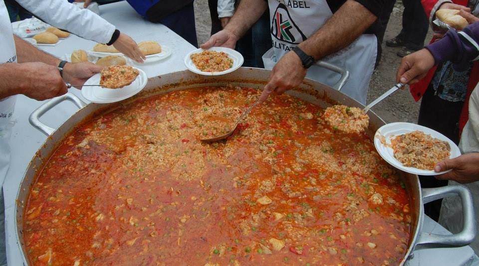 Paella de Rakatapla en Sierra Salvada por San Vitores