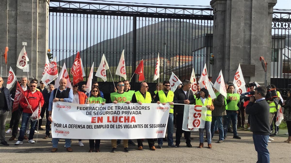 Protesta en la cárcel de 'El Dueso', en Cantabria.