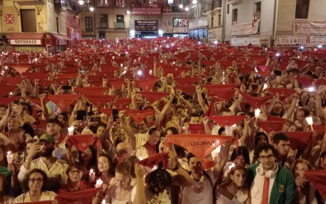 Pobre de Mí del año pasado en la Plaza Consistorial Pobre de Mí del año pasado en la Plaza Consistorial