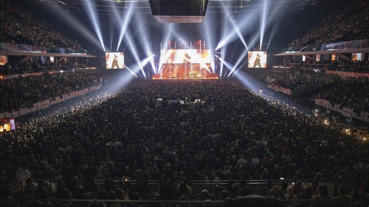 Concierto de Fito&Fitipaldis en abril de 2022, en el Navarra Arena.