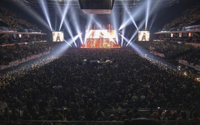 Concierto de Fito&Fitipaldis en abril de 2022, en el Navarra Arena.