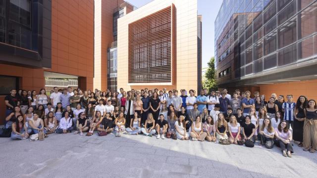 133 estudiantes internacionales procedentes de 24 países cursarán sus estudios en el campu de Donostia de Deusto durante el primer semestre del nuevo curso.