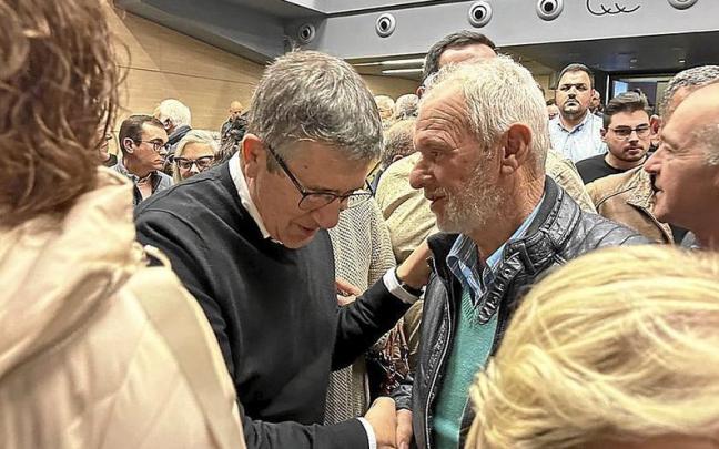 El portavoz del PSOE en el Congreso, Patxi López, ayer. | FOTO: TWITTER DE PATXI LÓPEZ