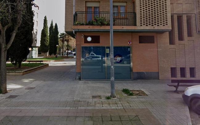 La sede del PP en Huesca.