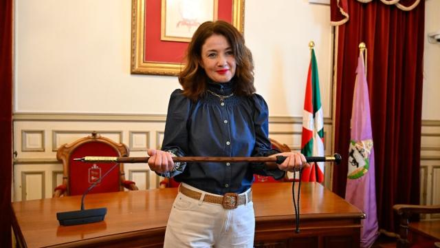 La jeltzale Itziar Carrocera, nueva alcaldesa de la localidad | OSKAR GONZÁLEZ