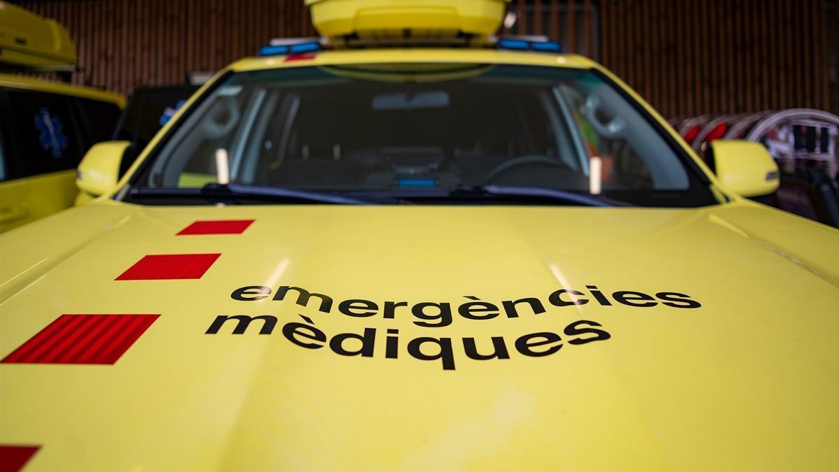 Ambulancias en la nueva sede del SEM, a 18 de febrero de 2026, en L´Hospitalet de Llobregat,