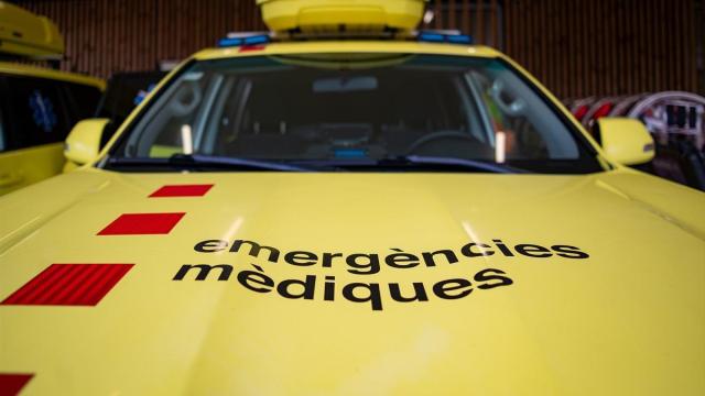 Ambulancias en la nueva sede del SEM, a 18 de febrero de 2026, en L´Hospitalet de Llobregat,